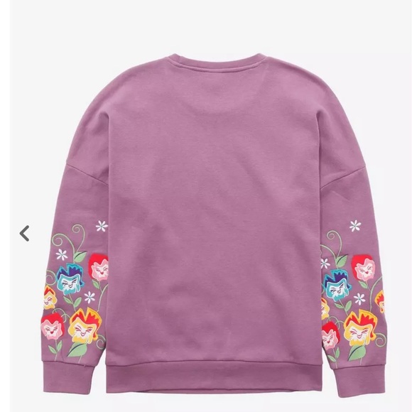 Her Universe Disney Alice in Wonderland I'm Late Flower Crewneck Size Medium - Picture 4 of 8